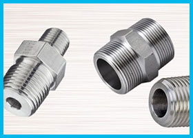 Inconel Alloy 625 UNS N06625 DIN 2.4856 Forged Screwed-Threaded Hex Nipple Manufacturer Exporter
