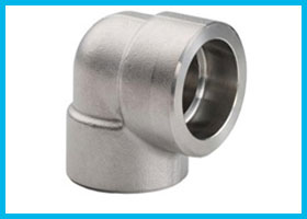Alloy 20 UNS N08020 Forged 90 Degree Socket Weld Elbow Manufacturer Exporter